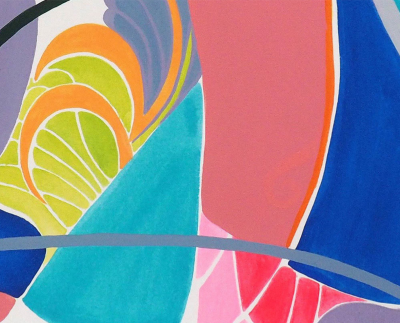 Jessica Snow Terra Incognita 7 Abstract painting 2018