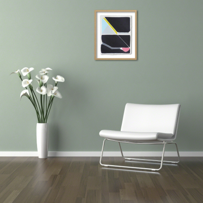 Jessica Snow Vertex Abstract painting 2016