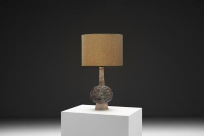 Jette Heller e 812 Table Lamp by Jette Heller e for Axella Keramik Denmark ca 1960s