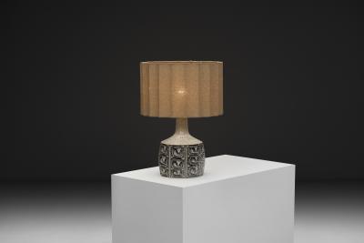 Jette Heller e Glazed Table Lamp 648 by Jette Heller e for Axella Denmark 1970s