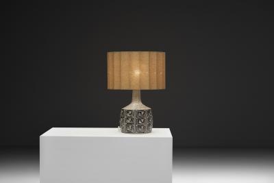 Jette Heller e Glazed Table Lamp 648 by Jette Heller e for Axella Denmark 1970s