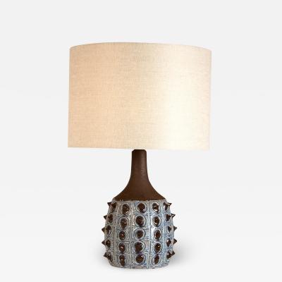 Jette Heller e Handmade Ceramic Table Lamp by Jette Heller e Denmark 1970s