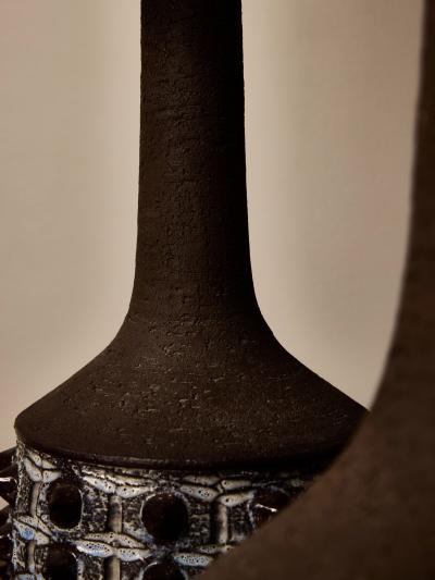 Jette Heller e Pair of Ceramic Table Lamps by Jette Heller e for Axella