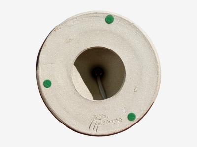 Jette Heller e Table Lamp Beige Ceramic Denmark 1970s