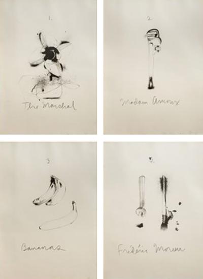 Jim Dine Flaubert Favorites Williams College 95 98 1972