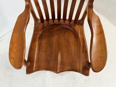 Jim Hammer Walnut High Back Desk Chair 1970
