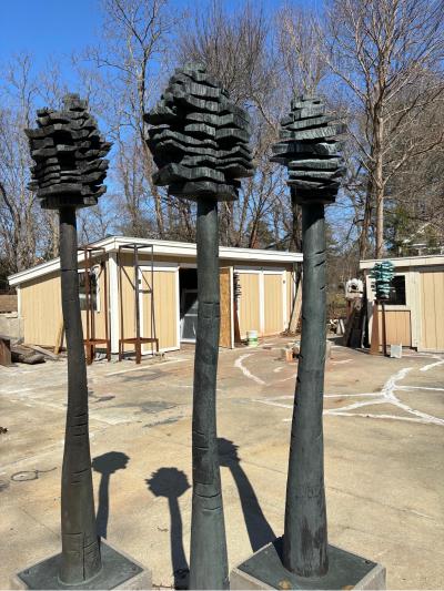 Jim Henderson Jim Henderson Bronze Untitled Landscape large scale 2011