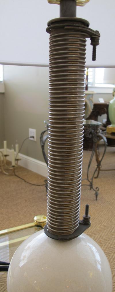 Jim Misner A Pair of American Custom Made Industrial Style Lamps by Jim Misner