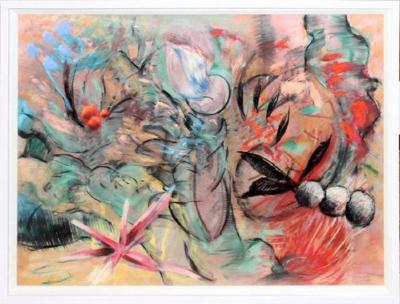 Jim Waid Rush Light Framed Pastel On Paper By Jim Waid Companion Piece Available