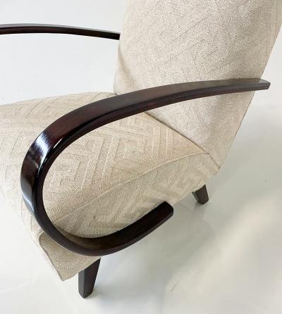 Jindrich Halabala Pair of Bentwood Armchairs by Jindrich Halabala Czech Republic 1940s