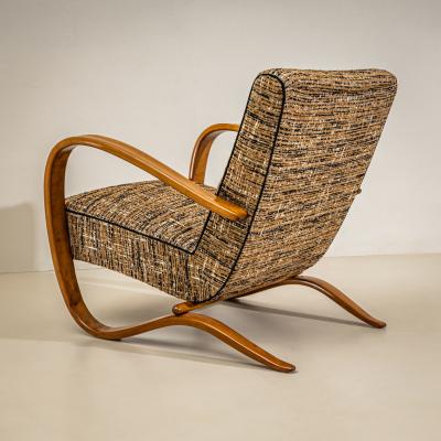 Jindrich Halabala Pair of H 269 Lounge Chairs by Jind ich Halabala Czechia 1930s