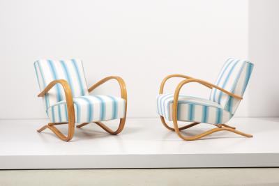 Jindrich Halabala Set of H269 Armchairs by Jindrich Halabala Czech Republic