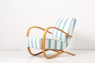 Jindrich Halabala Set of H269 Armchairs by Jindrich Halabala Czech Republic