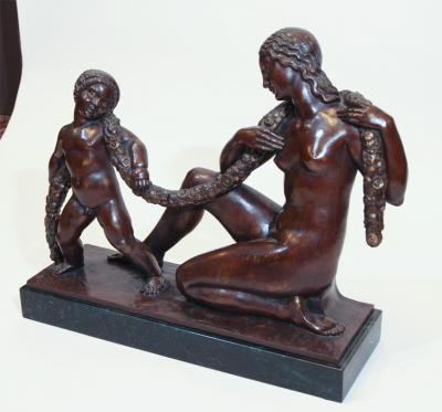 Jo Descomps Art Deco Bronze by Joe Descomps
