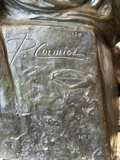 Jo Descomps French Art Deco Cire Perdue Bronze Nude by Jo Descomps