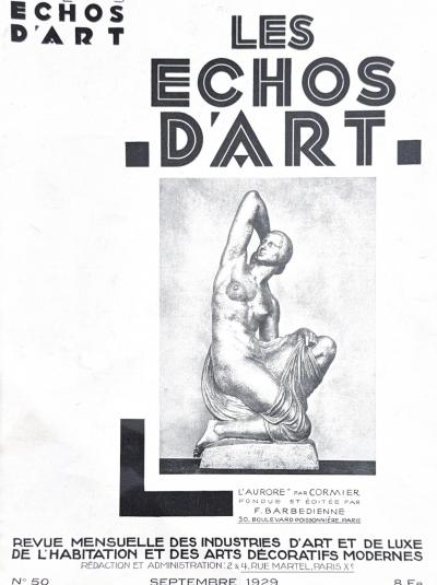 Jo Descomps French Art Deco Cire Perdue Bronze Nude by Jo Descomps