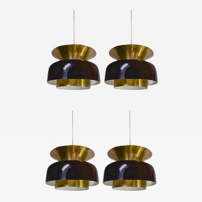 Jo Hammerborg Jo Hammerborg Set of Four Pendant Light in Good Vintage Condition