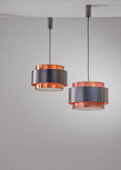 Jo Hammerborg Pair of Jo Hammerborg Saturn pendant lamps