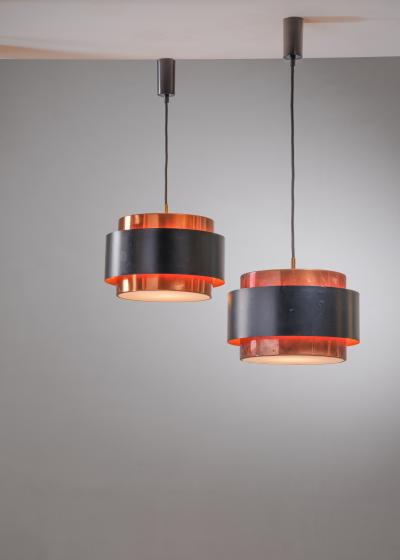 Jo Hammerborg Pair of Jo Hammerborg Saturn pendant lamps