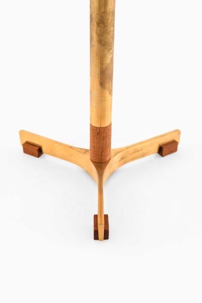 Jo Hammerborg Pair of Jo Hammerborg Table Lamps in Brass and Teak by Fog M rup 1950s