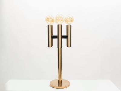 Jo Hammerborg Rare large Danish Jo Hammerborg copper table or floor lamp 1960s