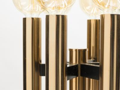 Jo Hammerborg Rare large Danish Jo Hammerborg copper table or floor lamp 1960s