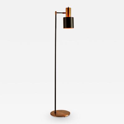 Jo Hammerborg Studio Floor Lamp in Copper and Brass by Jo Hammerborg Denmark 1960s