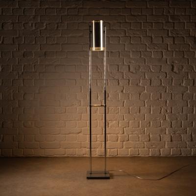 Jo Hammerborg Trombone Floor Lamp by Jo Hammerborg for Fog M rup Denmark 1960s