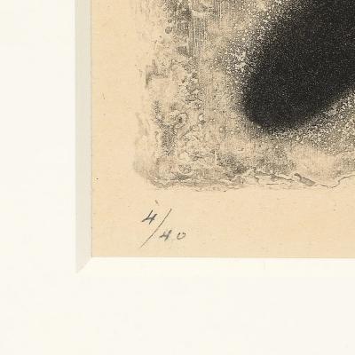 Joan Mir Modernist Nous Avons Etching Aquatint Edition 4 40 signed Joan Mir 