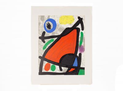 Joan Miro Mid Century Abstract Art Print