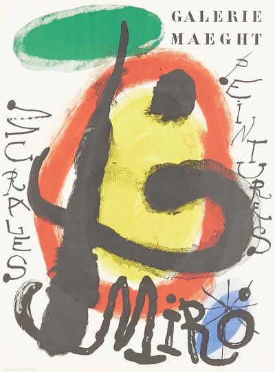 Joan Miro Mid Century Art Poster 2