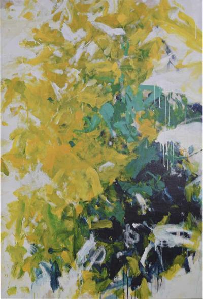 Joan Mitchell Style Colorful Art