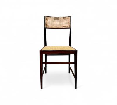 Joaquim Tenreiro Brazilian Mid century Modern Chair in Rosewood Cane Joaquim Tenreiro 1950s