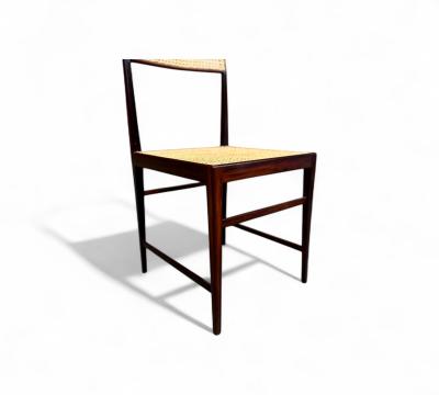 Joaquim Tenreiro Brazilian Mid century Modern Chair in Rosewood Cane Joaquim Tenreiro 1950s