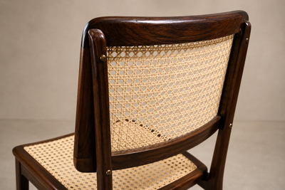 Joaquim Tenreiro Brazilian Modern Set of Ten Chairs in Rosewood Cane Joaquim Tenreiro 1960s