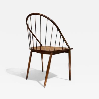 Joaquim Tenreiro Curva Chair in Rosewood Caning Joaquim Tenreiro 1960s Lot 597