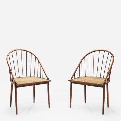 Joaquim Tenreiro Curva Chairs by Joaquim Tenreiro Brazil 1960s