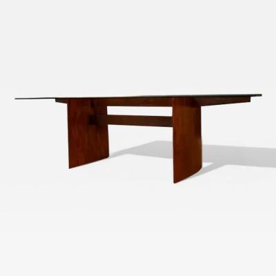 Joaquim Tenreiro Dining Table with Curved Legs by Joaquim Tenreiro 1950s