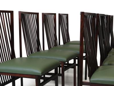 Joaquim Tenreiro Eight Estrutural Structural Brazil Modern Chairs