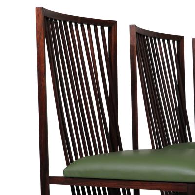 Joaquim Tenreiro Eight Estrutural Structural Brazil Modern Chairs