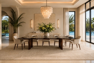Joaquim Tenreiro Joaquim Tenreiro Dining Table in Rosewood Veneer and Bronze Smoked Glass