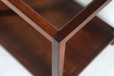 Joaquim Tenreiro Mid Century Modern Pair of Side Tables by Joaquim Tenreiro Brazil 1960s