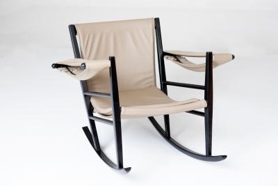 Joaquim Tenreiro Mid Century Modern Rocking Chair by Joaquim Tenreiro 1950s