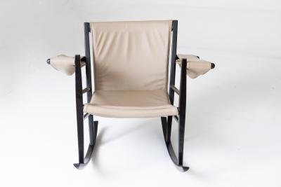 Joaquim Tenreiro Mid Century Modern Rocking Chair by Joaquim Tenreiro 1950s