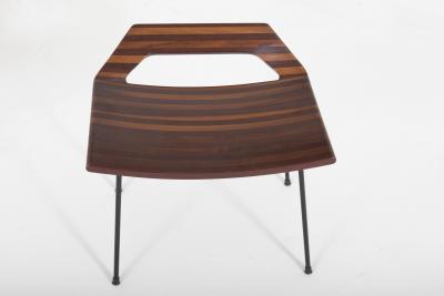 Joaquim Tenreiro Mid Century Modern Stool by Joaquim Tenreiro Brazil 1960s