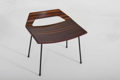 Joaquim Tenreiro Mid Century Modern Stool by Joaquim Tenreiro Brazil 1960s