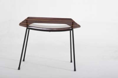 Joaquim Tenreiro Mid Century Modern Stool by Joaquim Tenreiro Brazil 1960s