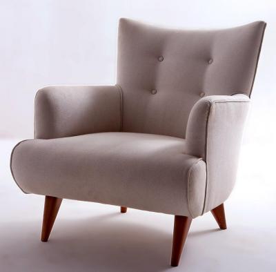 Joaquim Tenreiro Mid Century Modern Upholstery Lounge Chair by Joaquim Tenreiro Brazil 1956