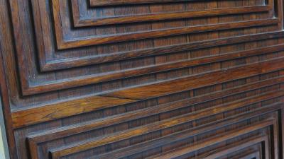 Joaquim Tenreiro Muxarabi Rosewood Wall Sculpture