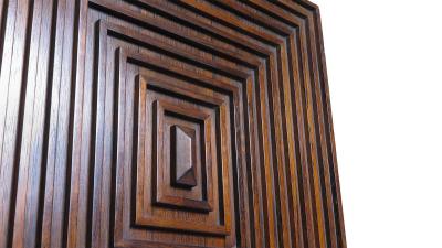 Joaquim Tenreiro Muxarabi Rosewood Wall Sculpture